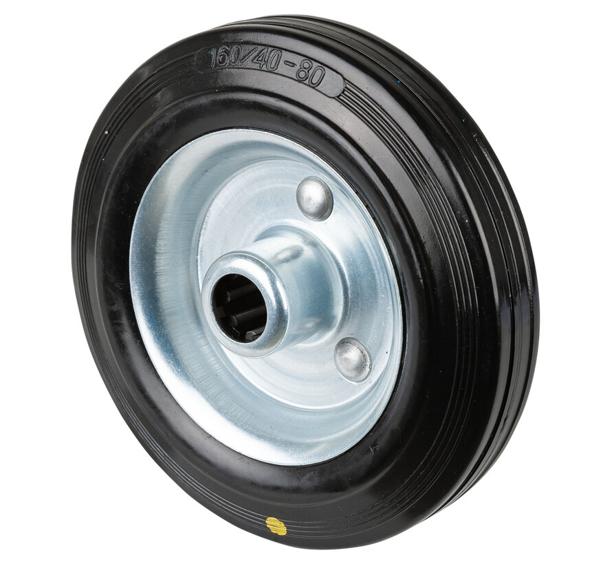 Rubber wiel