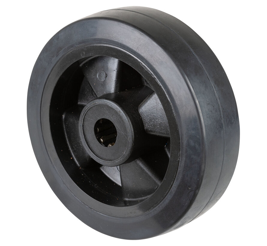 Rubber wiel
