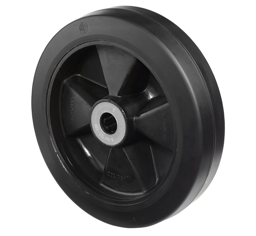 Rubber wiel