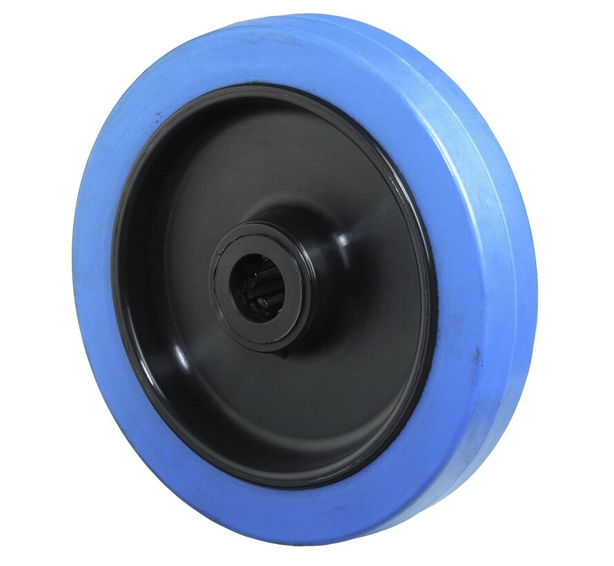 Rubber wiel