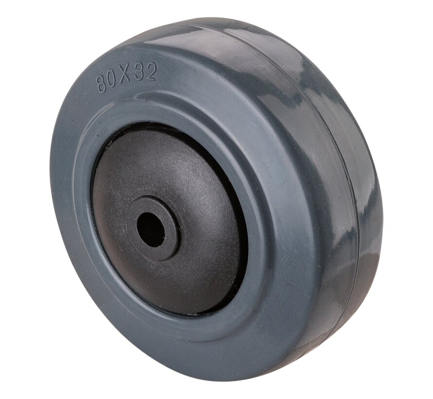 Rubber wiel
