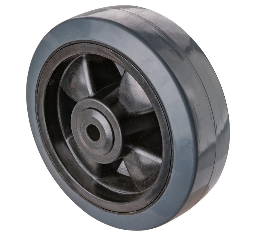 Rubber wiel