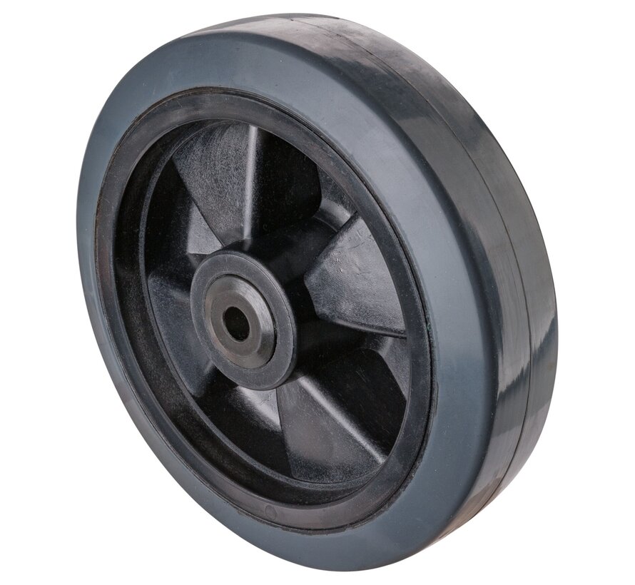 Rubber wiel