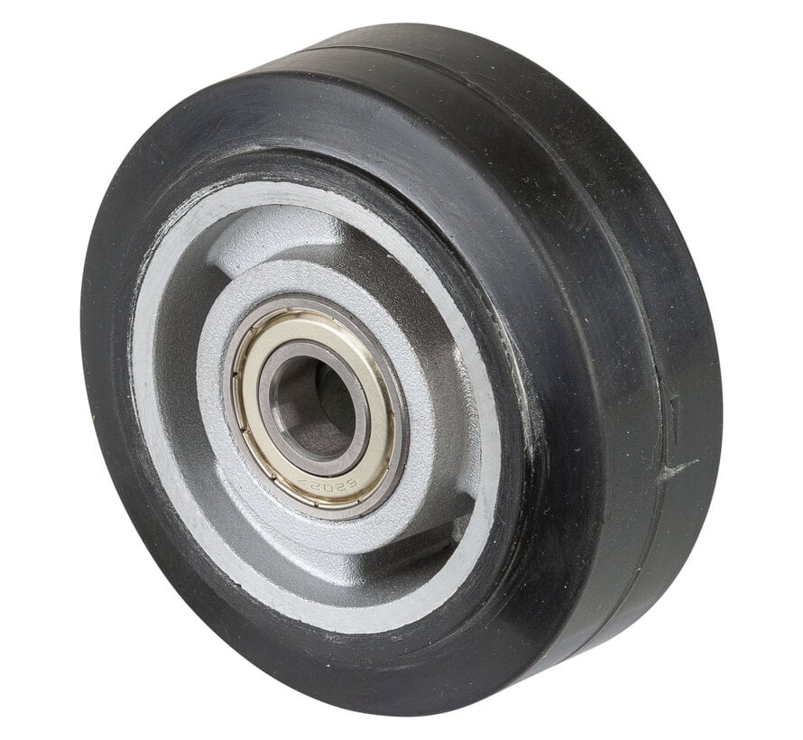 Rubber wiel