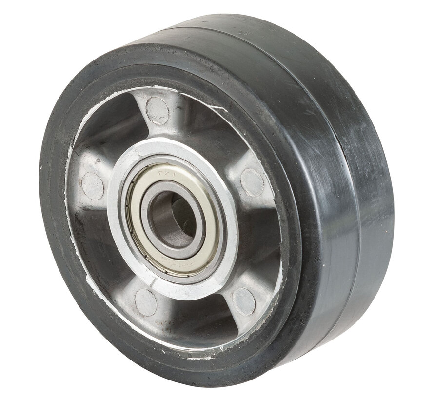 Rubber wiel