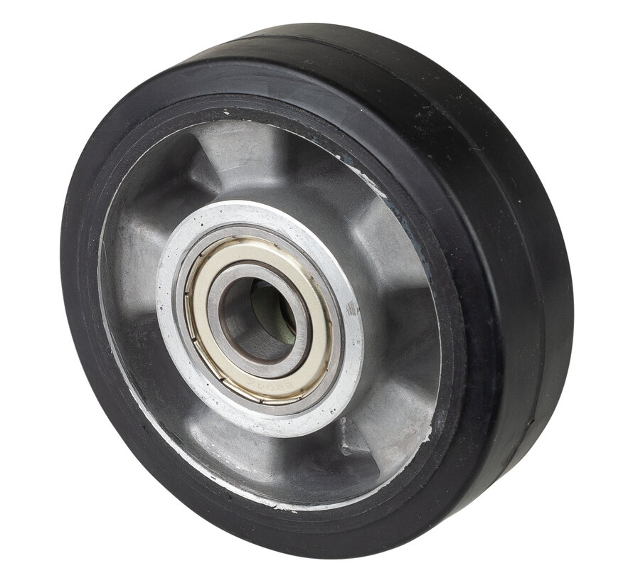 Rubber wiel