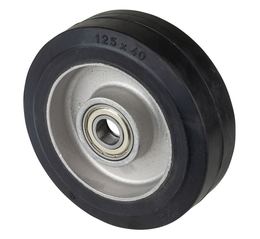 Rubber wiel