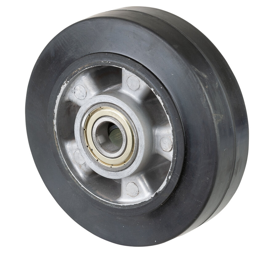 Rubber wiel