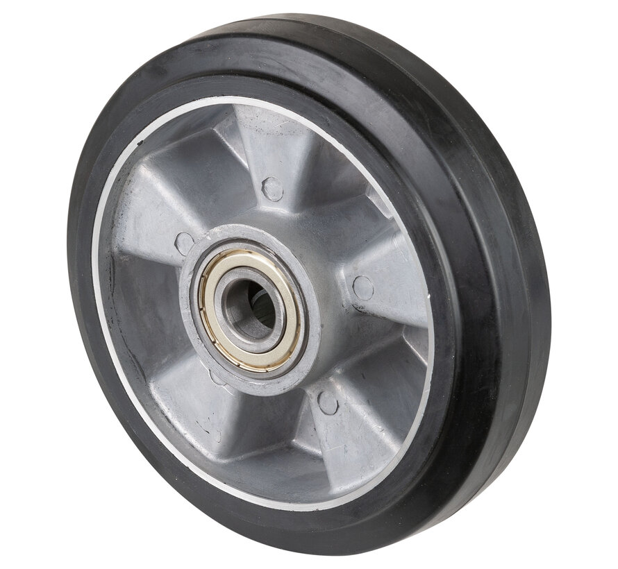 Rubber wiel