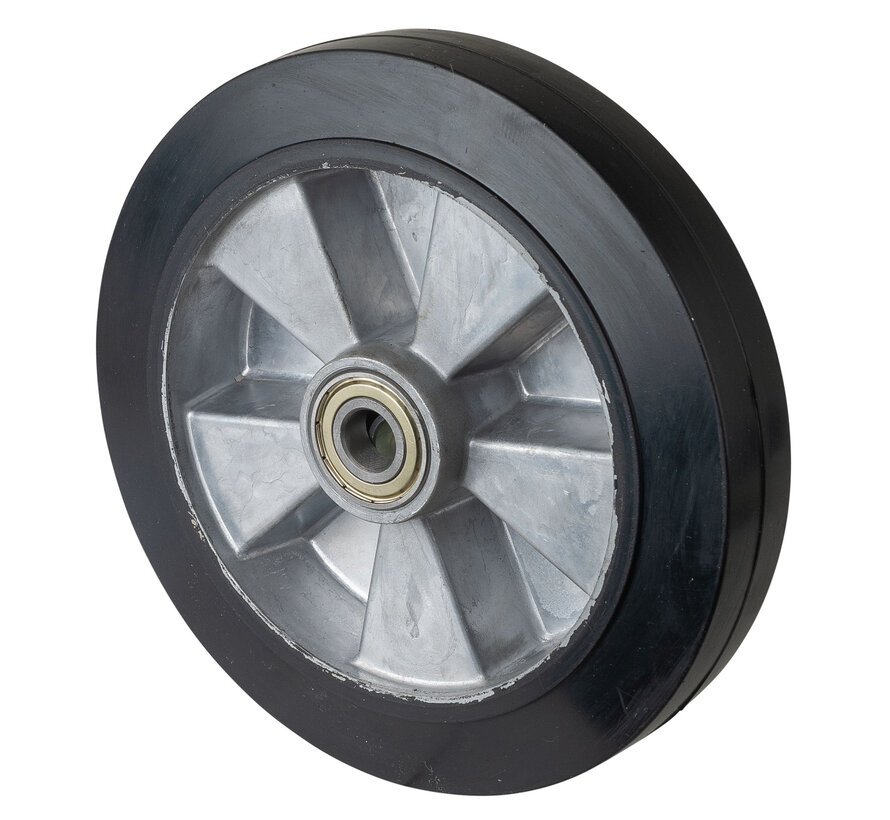 Rubber wiel
