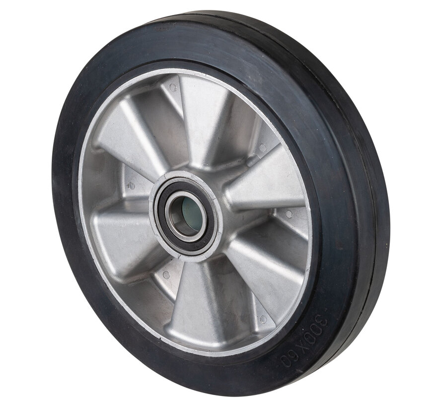 Rubber wiel