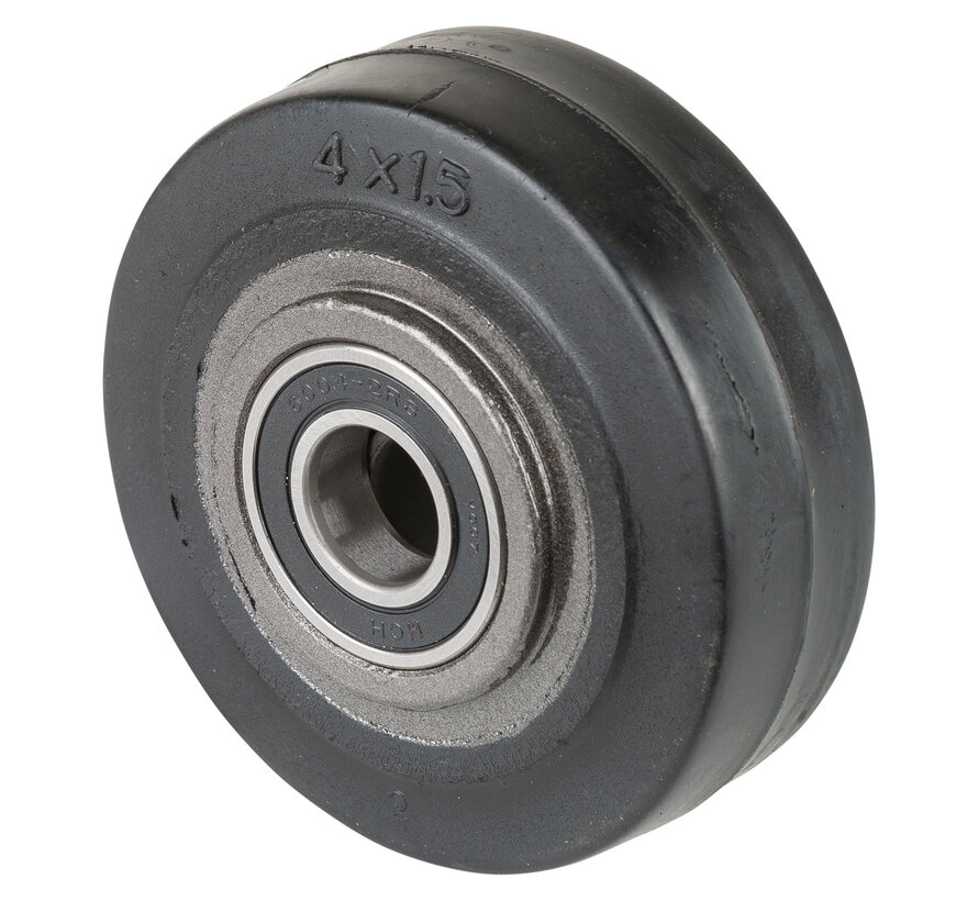 Rubber wiel