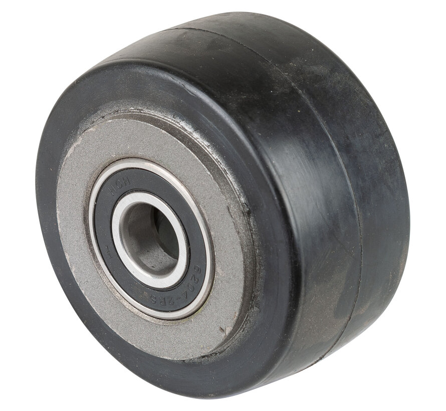 Rubber wiel