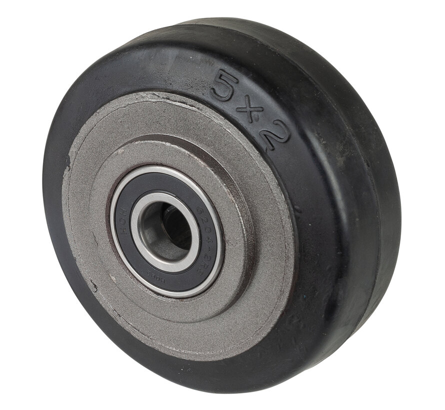 Rubber wiel