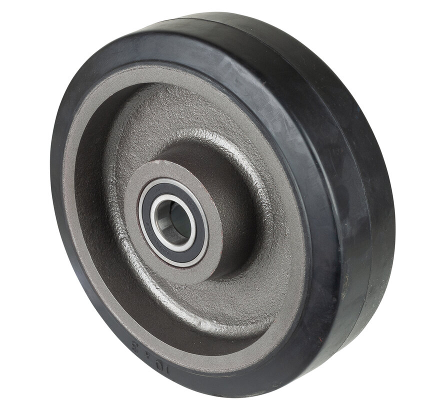 Rubber wiel