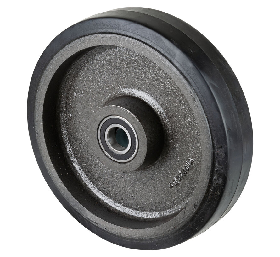 Rubber wiel
