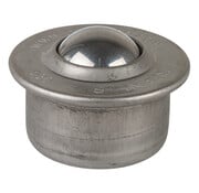 Kogelpotwielen RVS