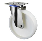 RVS transportwiel