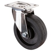 RVS transportwiel