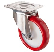 RVS transportwiel
