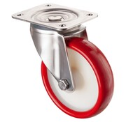 RVS transportwiel