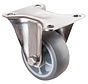 RVS transportwiel