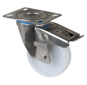 RVS transportwiel