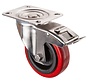 RVS transportwiel