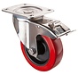 RVS transportwiel