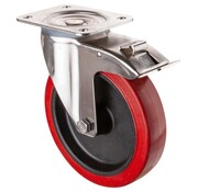 RVS transportwiel