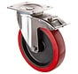 RVS transportwiel