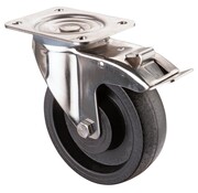 RVS transportwiel
