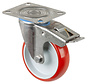RVS transportwiel