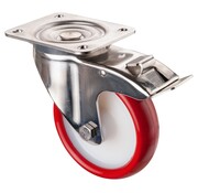 RVS transportwiel