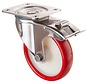 RVS transportwiel