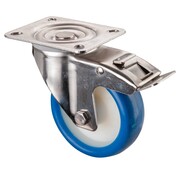 RVS transportwiel