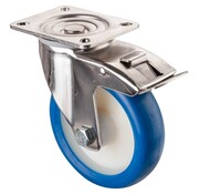 RVS transportwiel