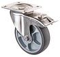 RVS transportwiel