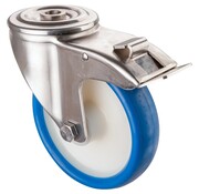 RVS transportwiel