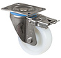 RVS transportwiel
