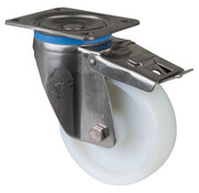 RVS transportwiel
