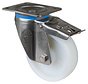 RVS transportwiel