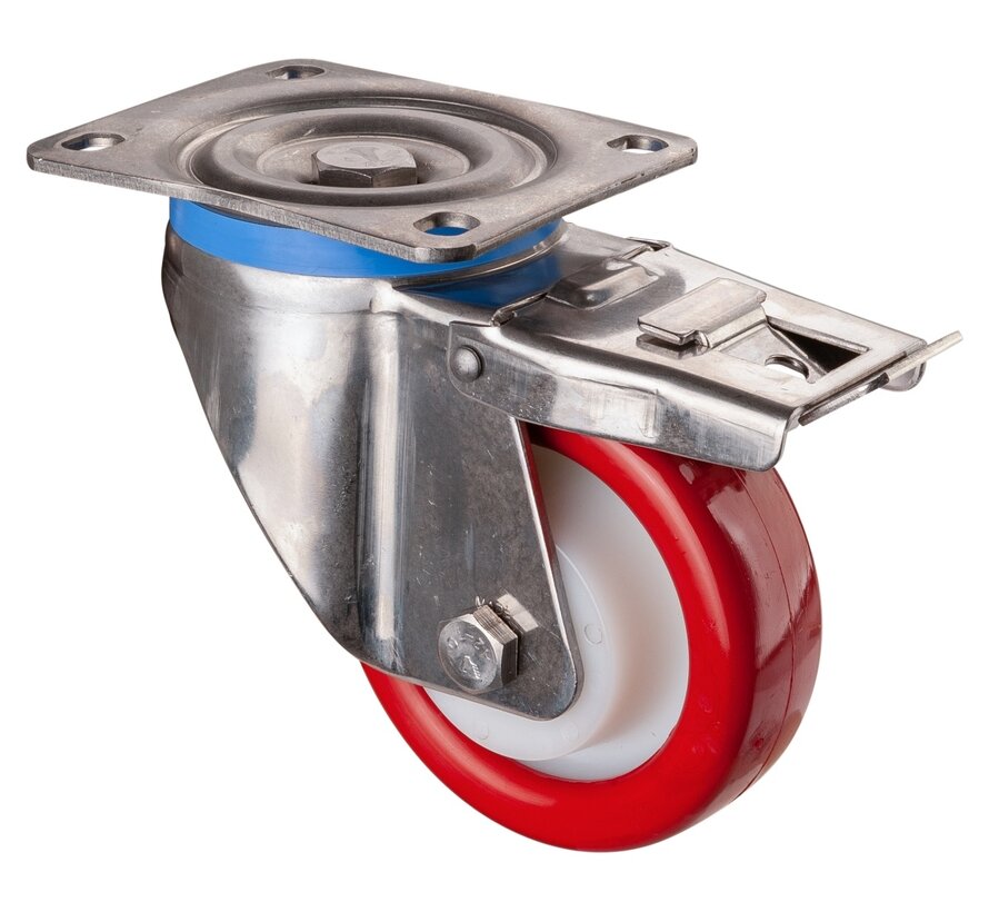 RVS zwaarlastwielen