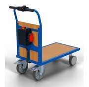 Duwbeugelwagen met wandplaat