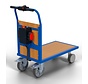 Duwbeugelwagen met wandplaat