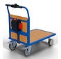 Duwbeugelwagen met wandplaat
