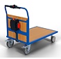 Duwbeugelwagen met wandplaat