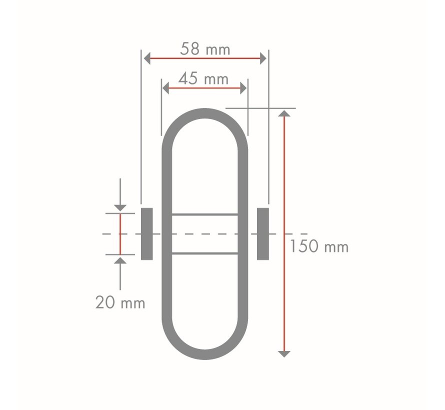 Kunststof wiel