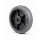 Durable Wheel Ø160 mm with Thermoplastic Rubber Tyre – Grey Non-Marking, Central Precision Ball Bearing, 200 kg Load Capacity
