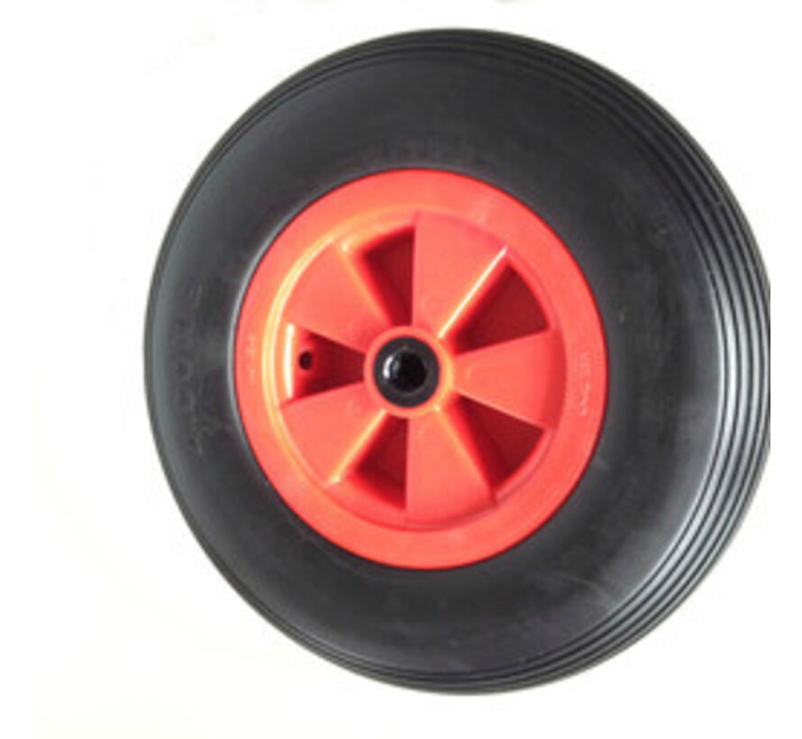 Pneumatisch wiel met profiel uit de bandenlijn, rollager, wieldiameter 400 mm, 250 kg